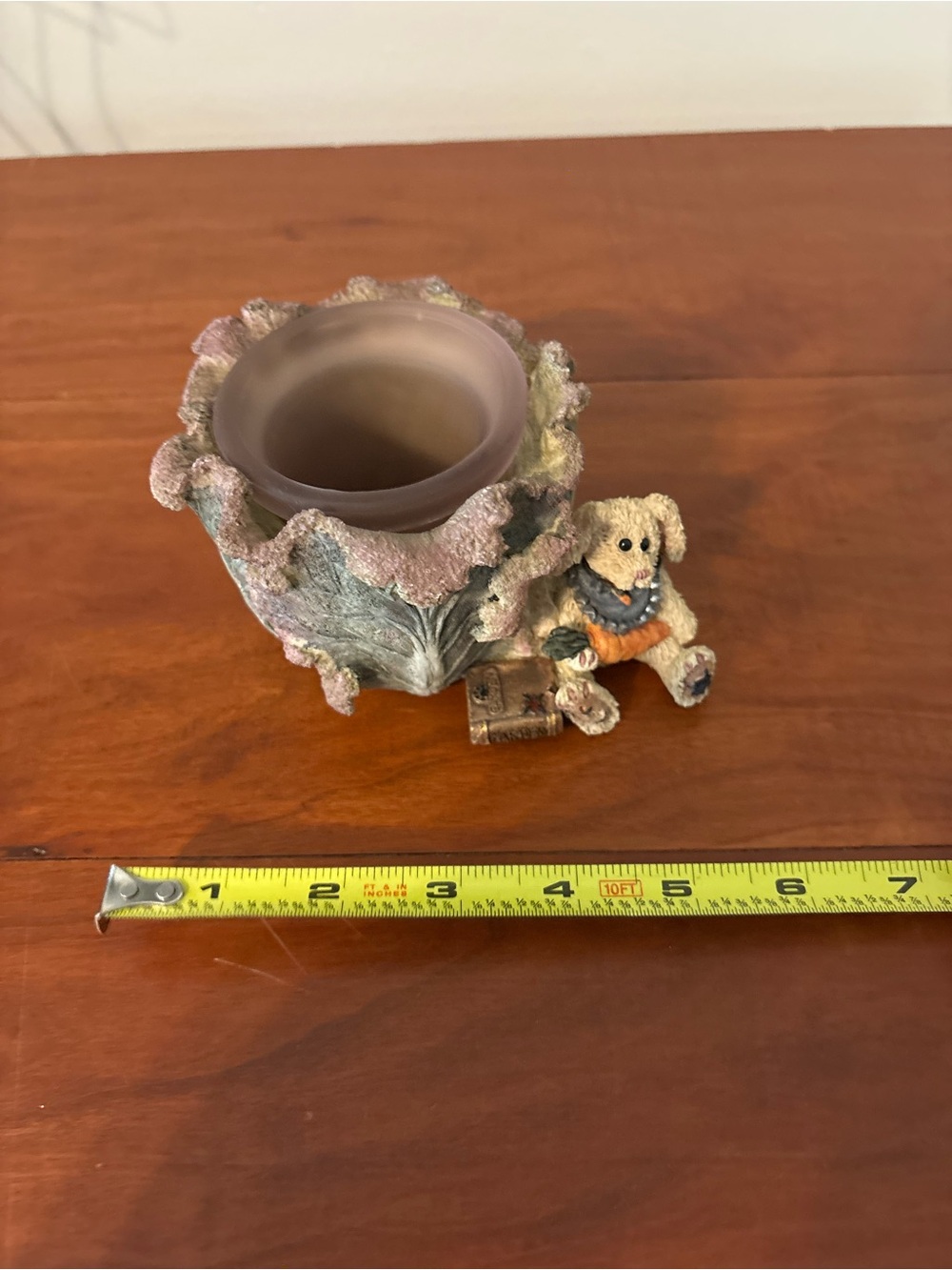 Boyds Bears Daphne Cabbage Patch Bunny Votive Candle Holder 27750